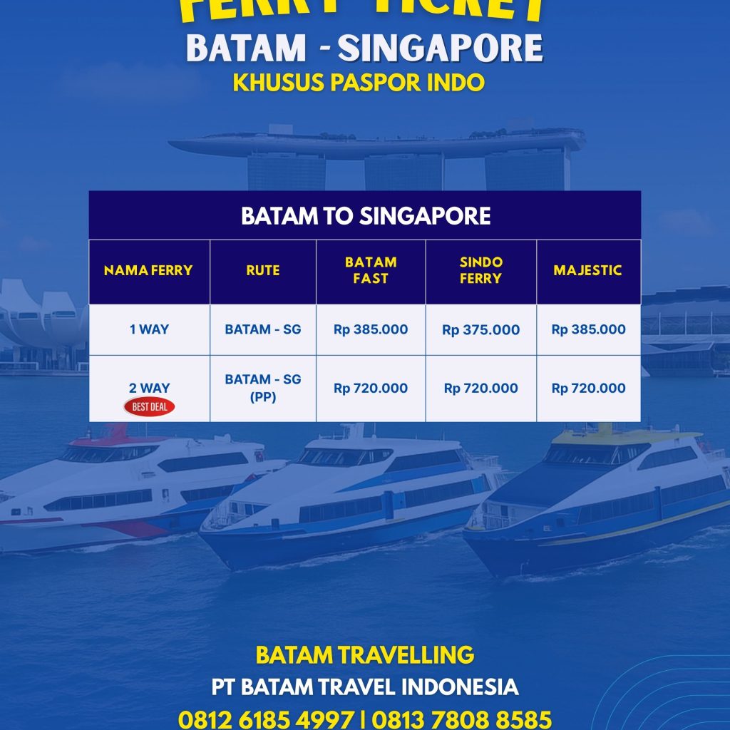 Tiket Ferry Batam Singapura